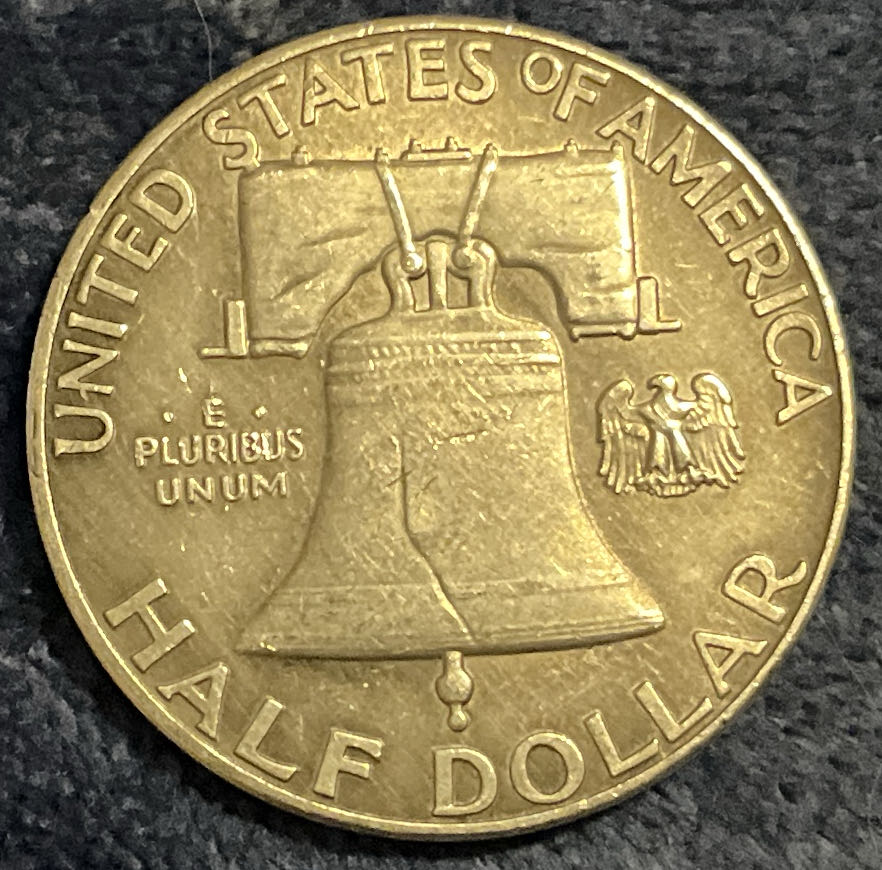 Half Dollar Franklin 1959 1  coin collectible - Main Image 4