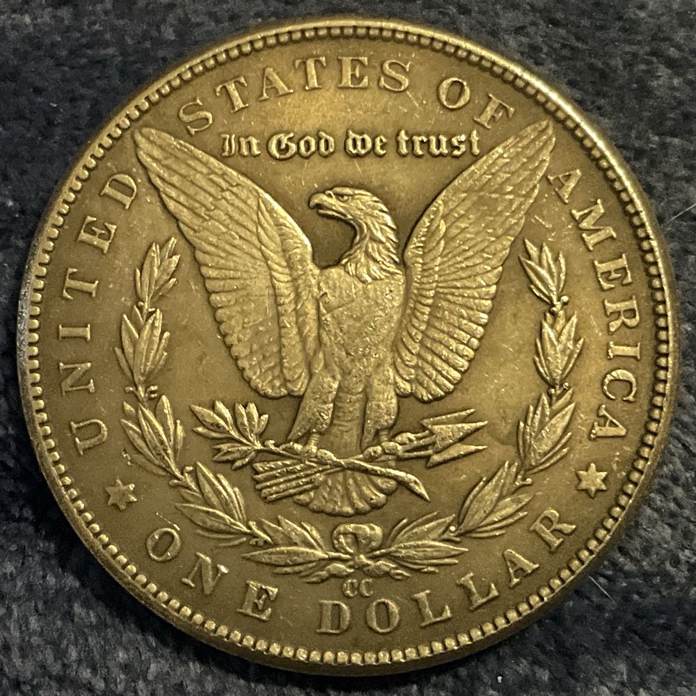 Morgan Dollar 1878 CC  coin collectible - Main Image 2