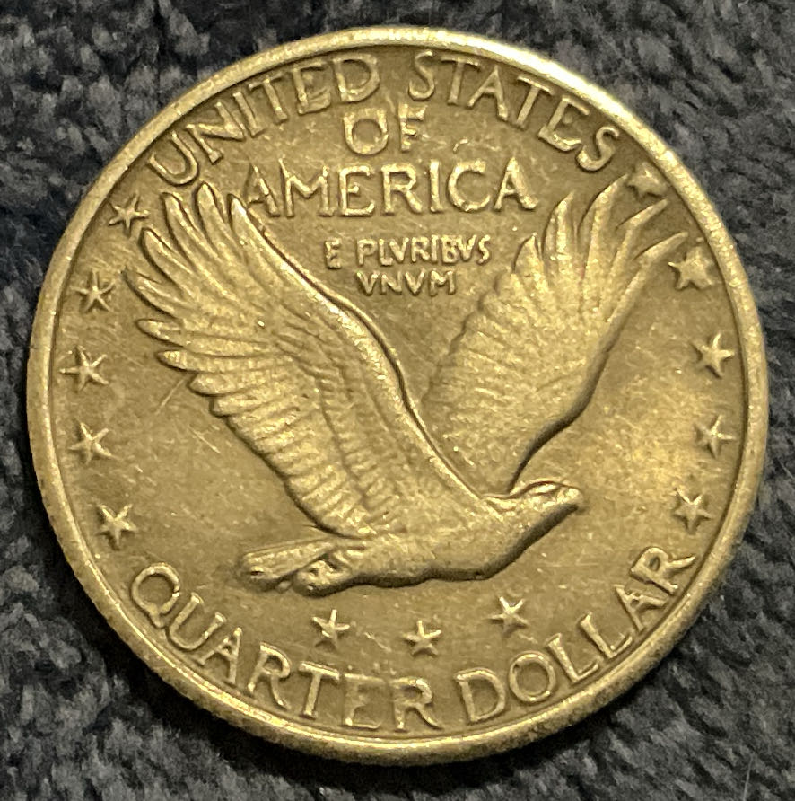 Quarter Standing Liberty 1916 M  coin collectible - Main Image 2
