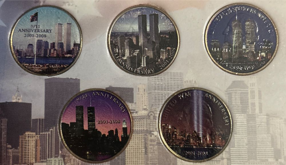 9/11 Anniversary Twin Towers Quarter Collection  coin collectible - Main Image 3