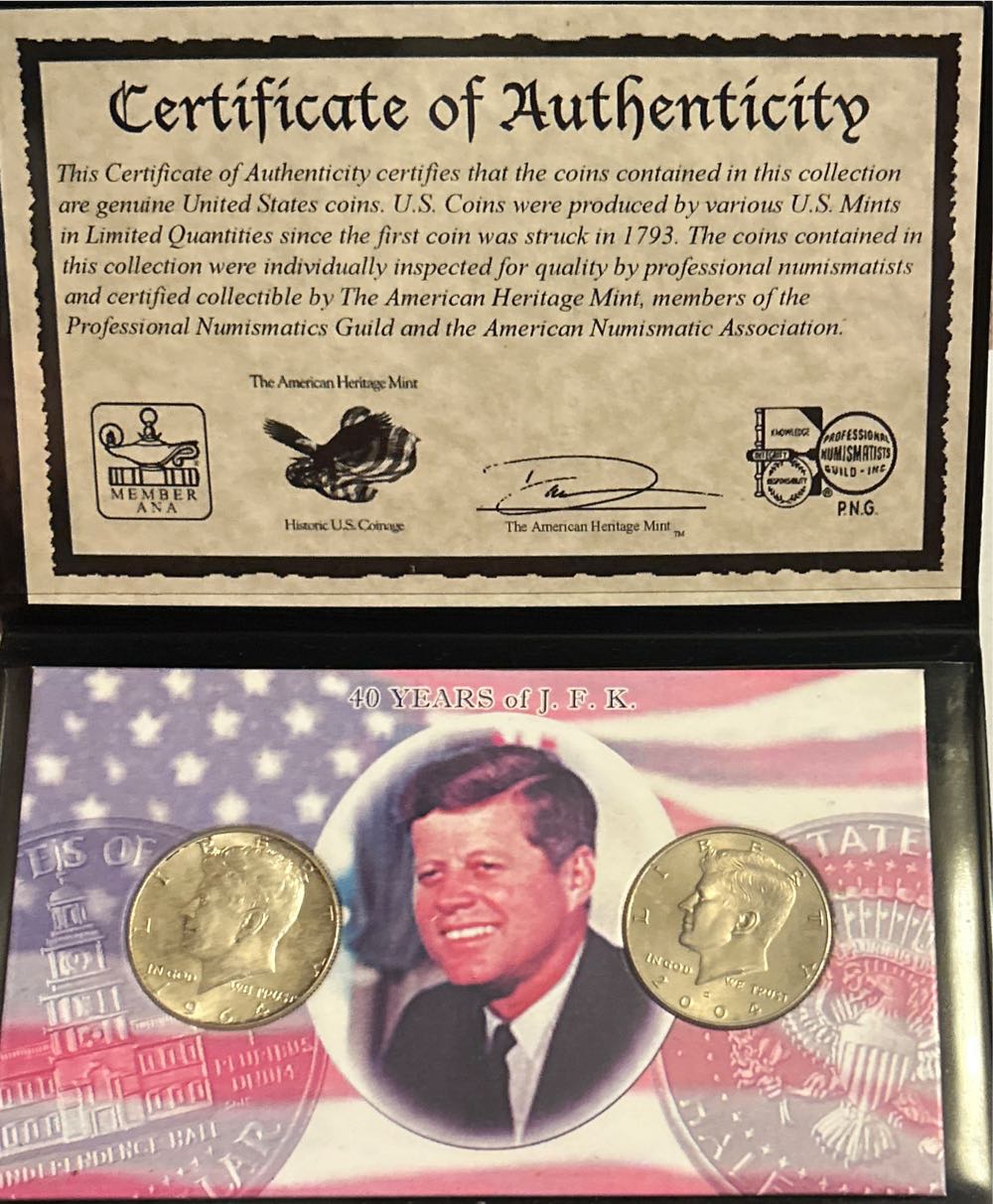 40 Years of J.F.K.  coin collectible - Main Image 4