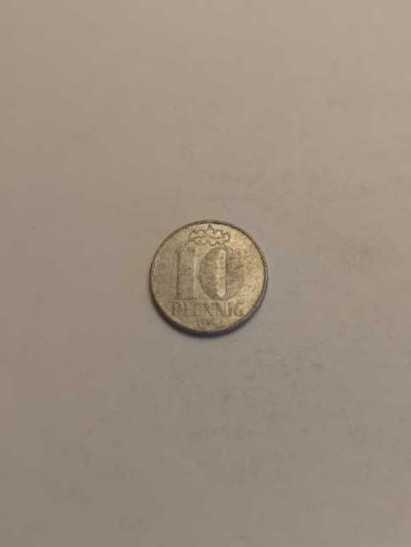 East Germany 10 Pfennig 1980 #102  coin collectible - Main Image 2