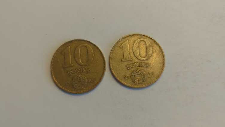 Hungary 10 Forint 1985, 1988 #110  coin collectible - Main Image 2