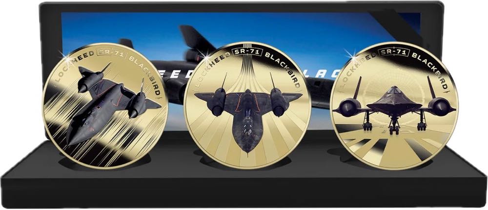 Lockheed SR-71 Blackbird 60th Anniversary Box Set  coin collectible - Main Image 3