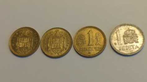 Spain 1 Peseta 1966, 1975, 1980, 1987 #139  coin collectible - Main Image 2