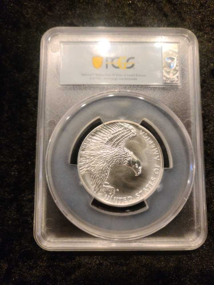 2019 P High Relief Matte 2.5 Oz Medal PCGS SP69  coin collectible - Main Image 2