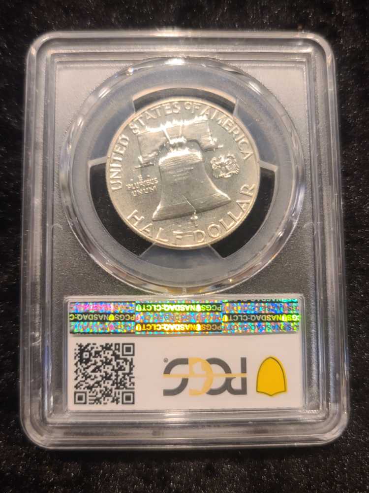 1959 Franklin Half PCGS PR66  coin collectible - Main Image 2