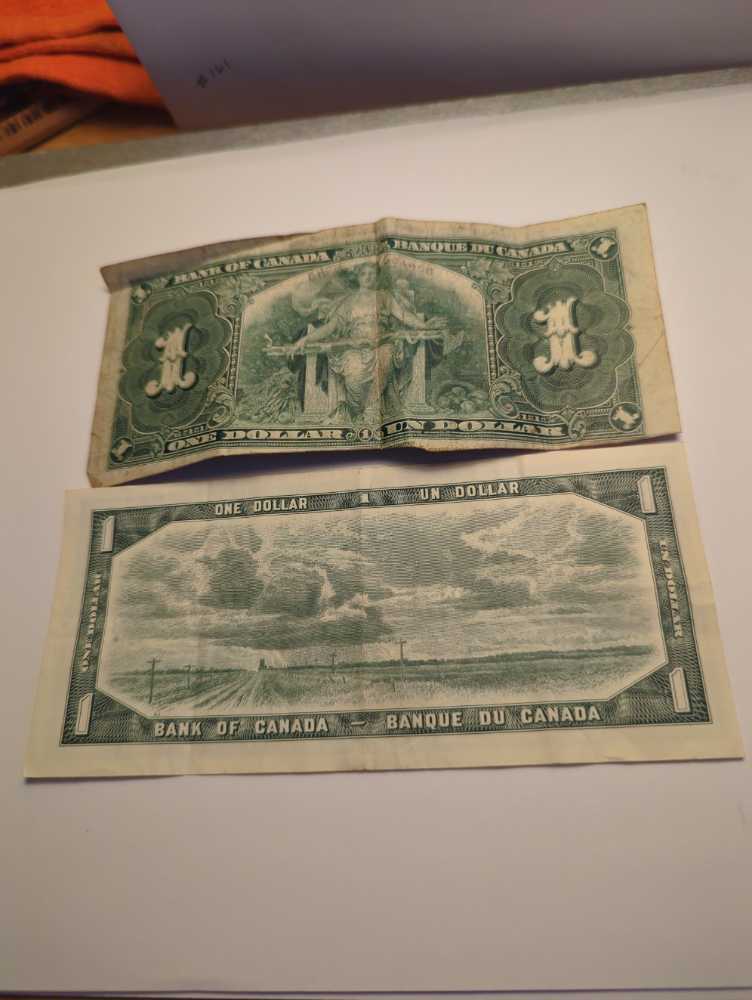 Canada 1 Dollar 1937, 1954 #162  coin collectible - Main Image 2