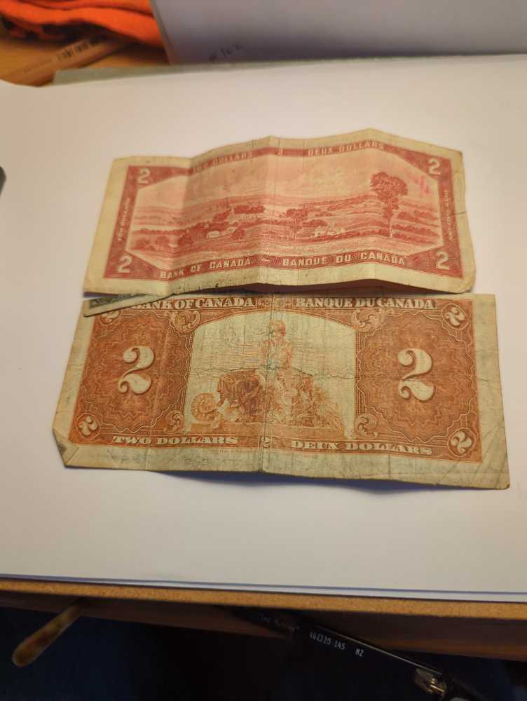 Canada 2 Dollars 1937, 1954 #163  coin collectible - Main Image 2