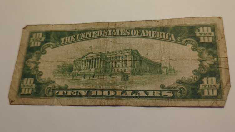 United States 10 Dollar 1934A #168  coin collectible - Main Image 2