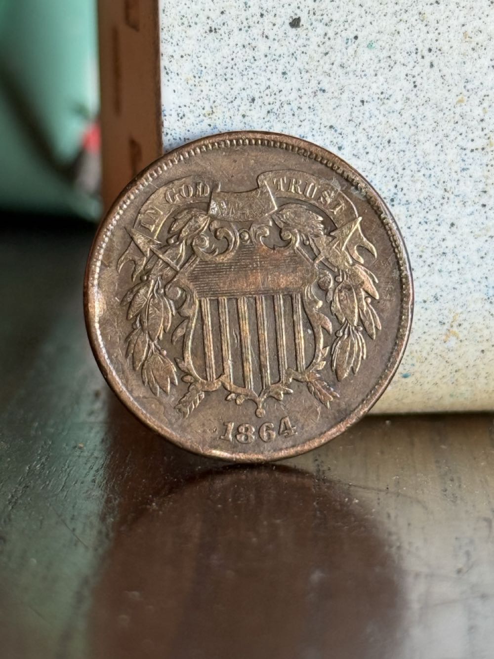 2 Cents 1864  coin collectible - Main Image 2