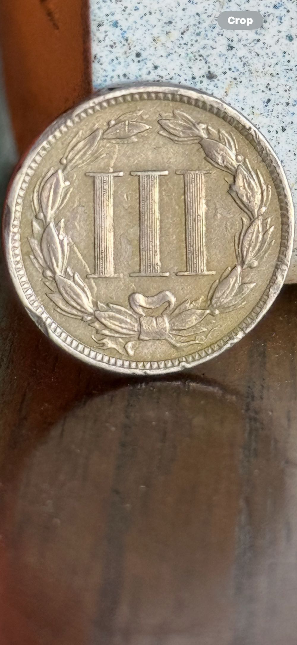 3 Cent Piece  coin collectible - Main Image 2