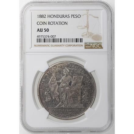 Honduras peso 1882  coin collectible - Main Image 3