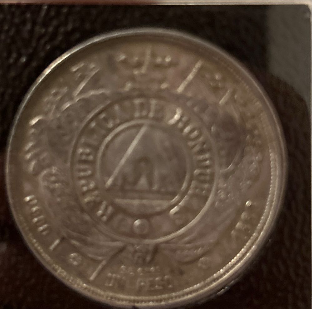 Honduras peso 1888  coin collectible - Main Image 2
