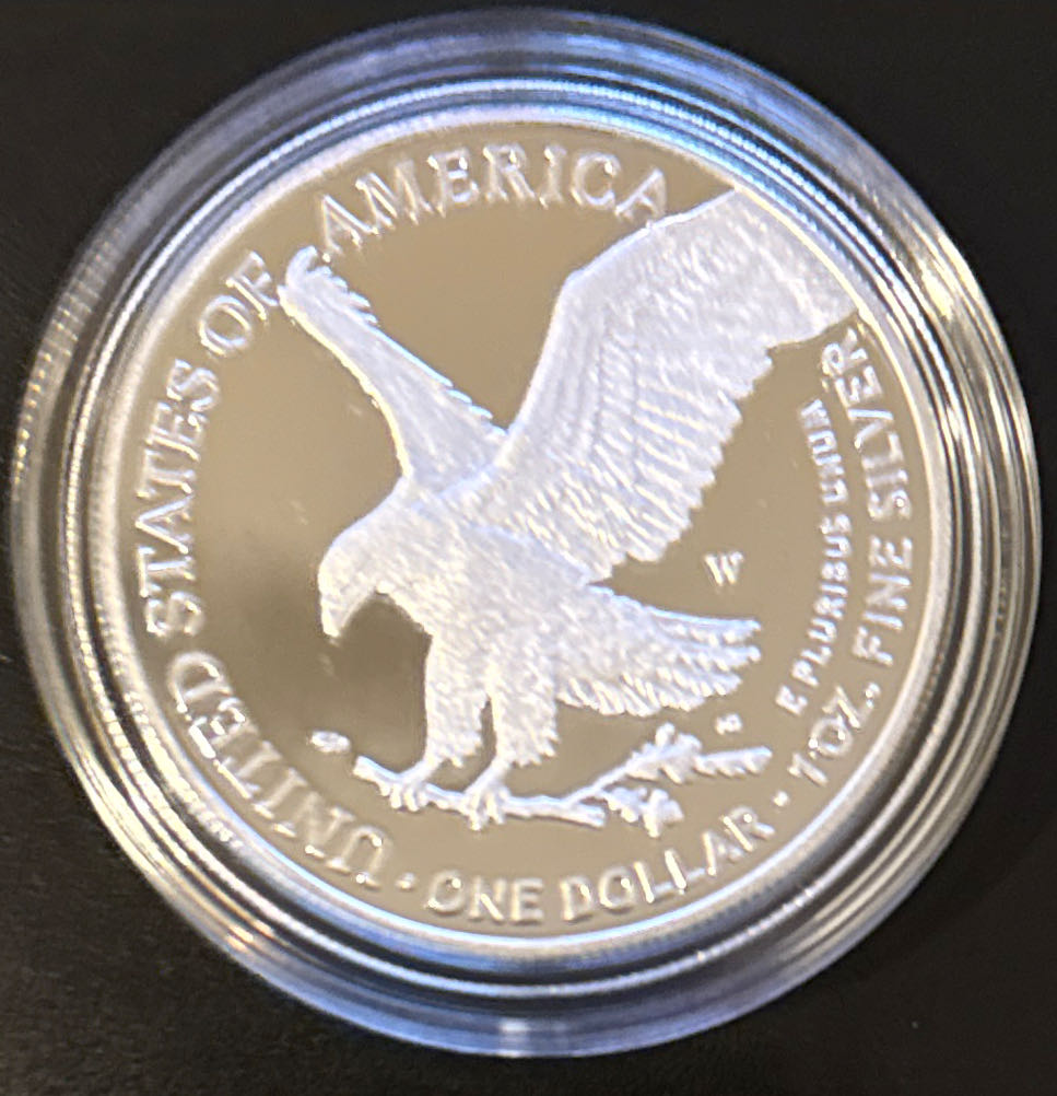 D. 2026 W Eagle Silver $1 - Proof  coin collectible [Barcode 704786670159] - Main Image 2