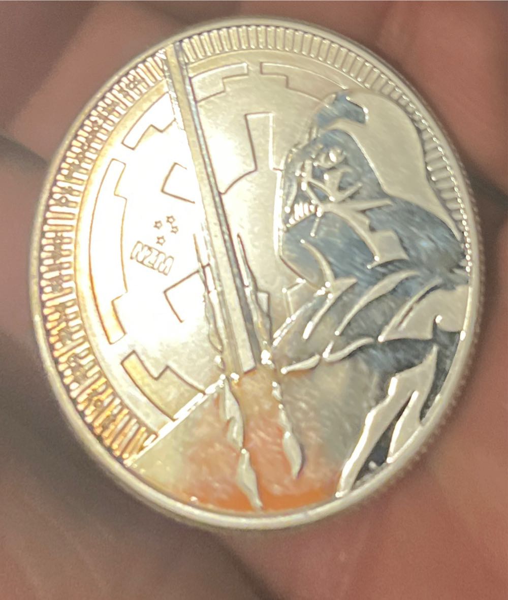 2018 New Zealand Elizabeth II Niue 2 Dollar Darth Vader Silver Coin  coin collectible - Main Image 2