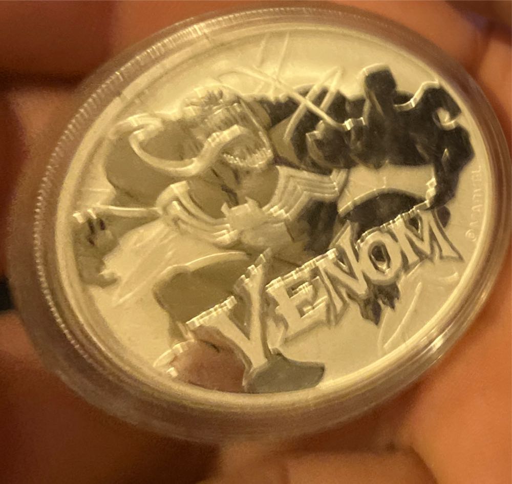 2020 Tuvalu Marvel Venom 1 Ounce Silver Coin  coin collectible - Main Image 2