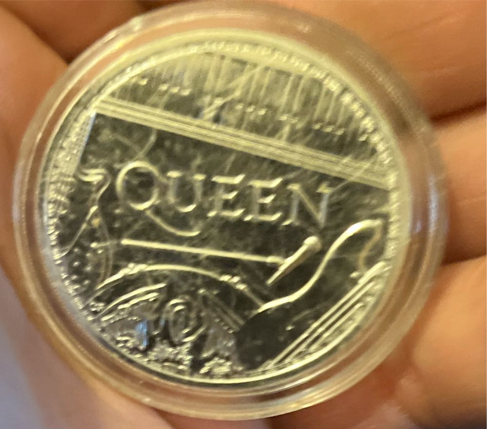 2020 Tuvalu Queen Rock Band 1 Ounce Silver Coin  coin collectible - Main Image 2