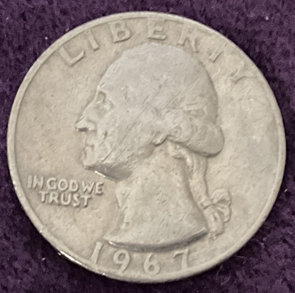 Quarter Washington 1967 9  coin collectible - Main Image 3