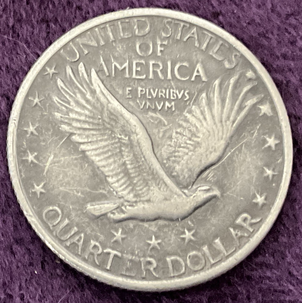 Quarter Standing Liberty 1919 D  coin collectible - Main Image 2