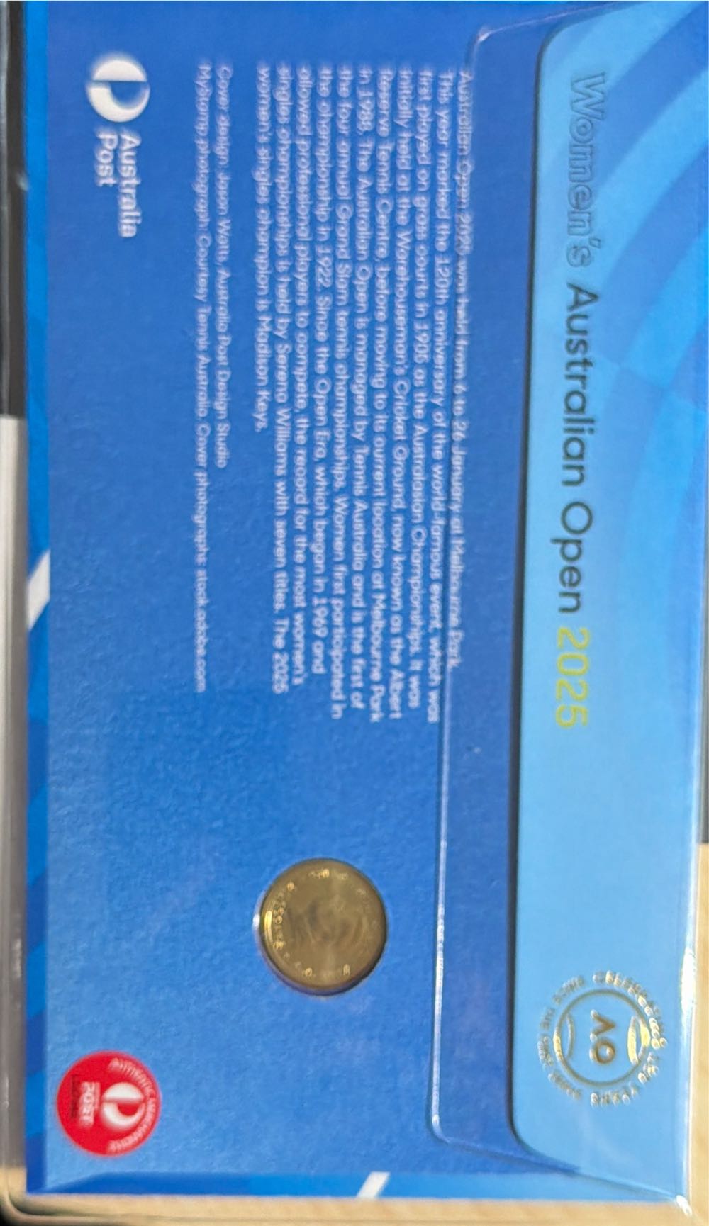 Privy green PNC $2 2025 Australian Open Womens Coin  coin collectible - Main Image 2