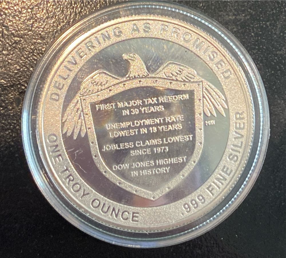 America The Beautiful Trump Coin  coin collectible - Main Image 2