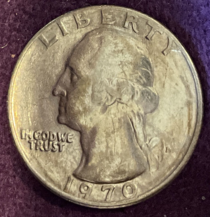Quarter Washington 1970 D 1  coin collectible - Main Image 3
