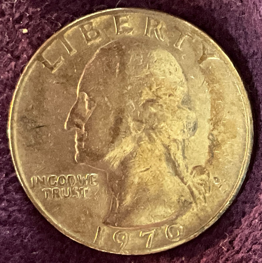 Quarter Washington 1970 D 4  coin collectible - Main Image 3