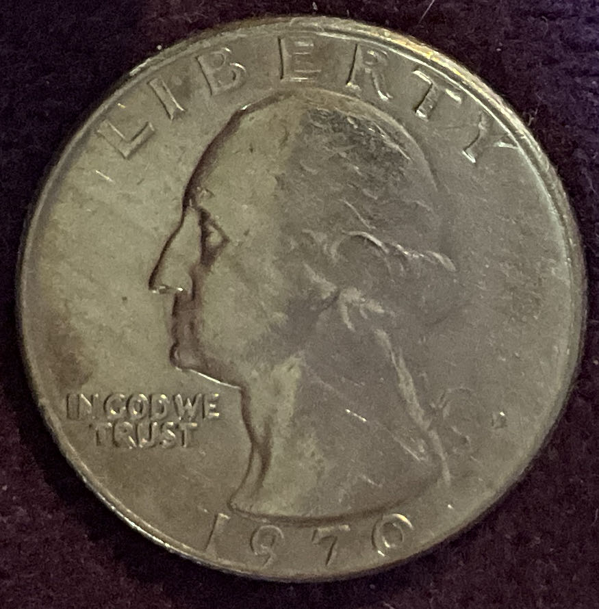 Quarter Washington 1970 D 5  coin collectible - Main Image 3