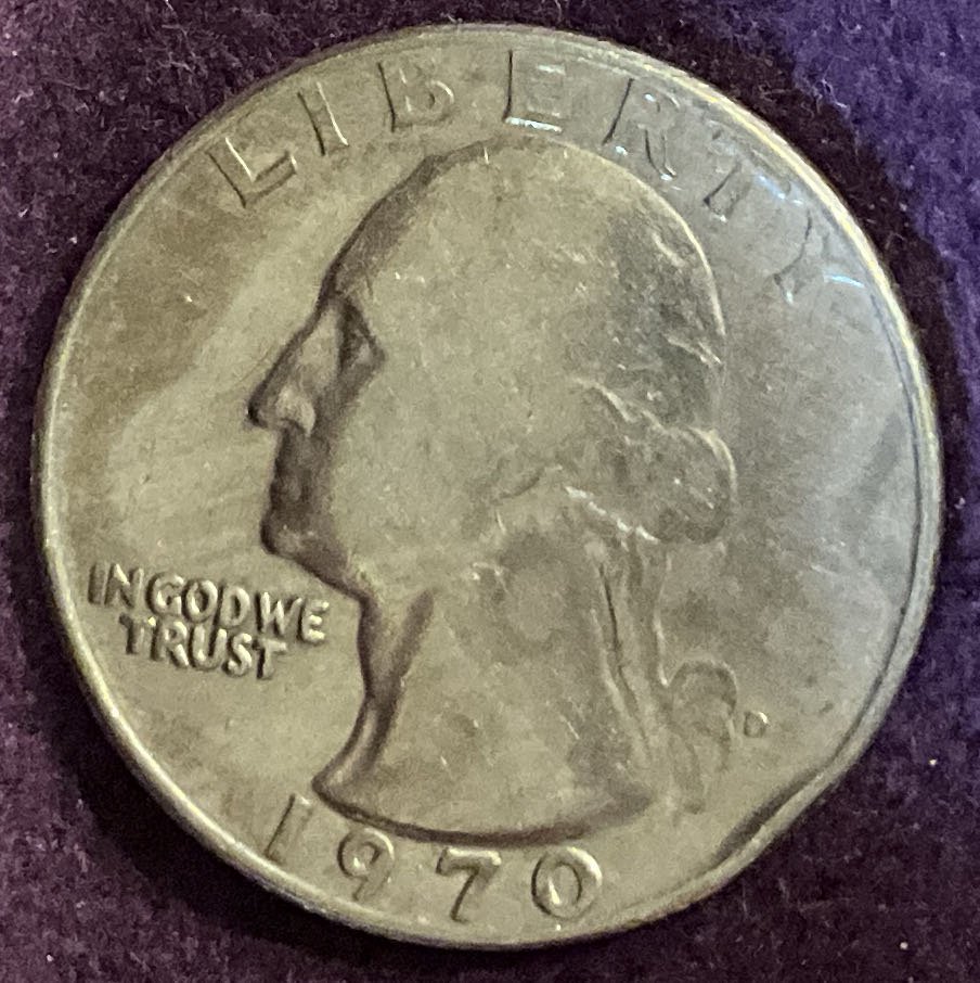 Quarter Washington 1970 D 6  coin collectible - Main Image 3