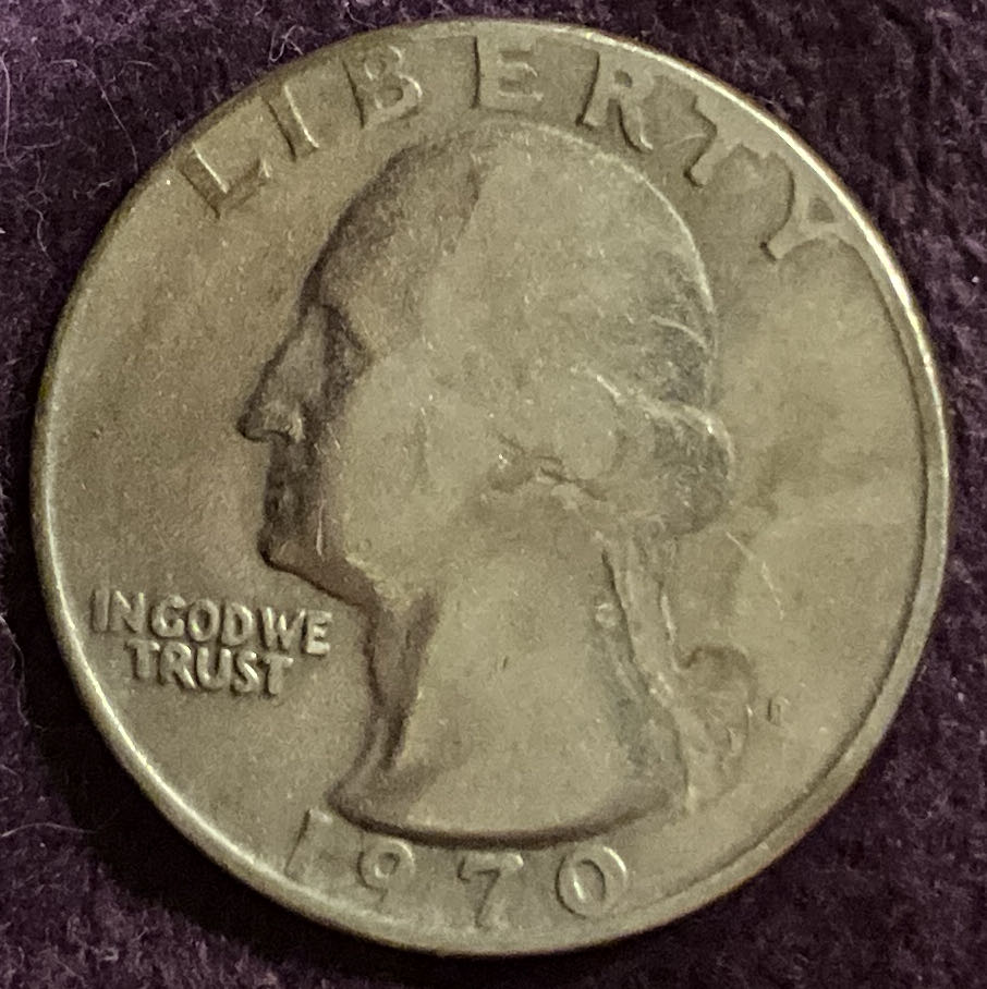 Quarter Washington 1970 D 13  coin collectible - Main Image 3