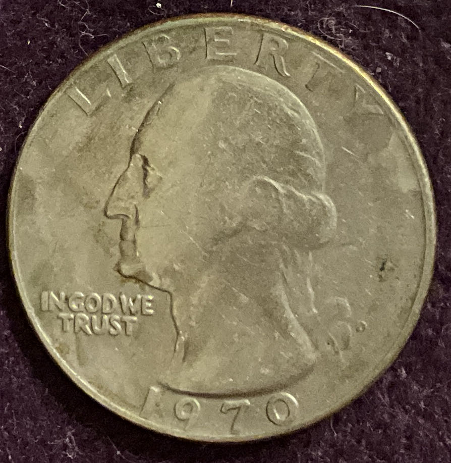 Quarter Washington 1970 D 14  coin collectible - Main Image 4