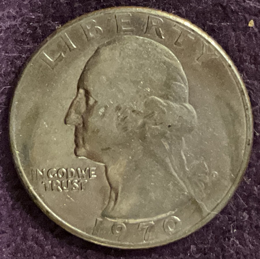 Quarter Washington 1970 D 16  coin collectible - Main Image 3