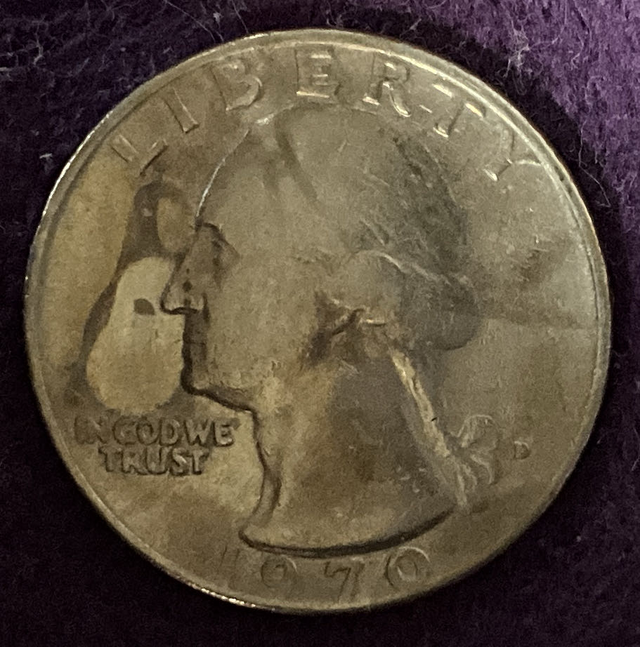 Quarter Washington 1970 D 17  coin collectible - Main Image 3