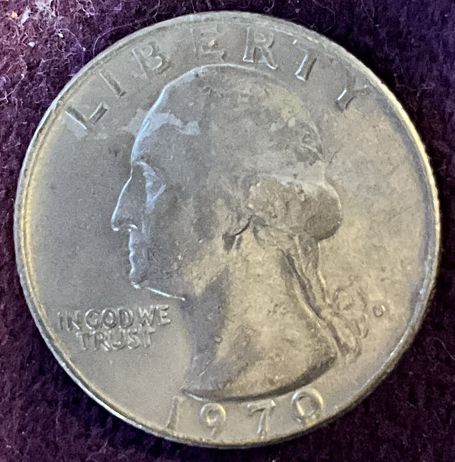 Quarter Washington 1970 D 19  coin collectible - Main Image 3