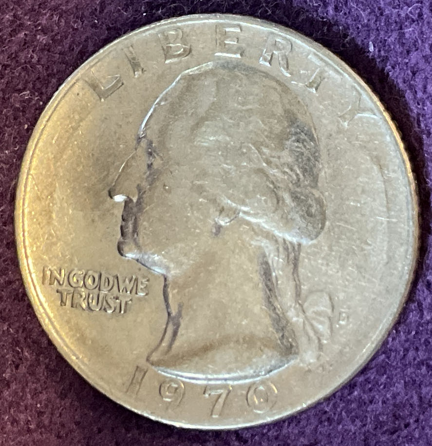 Quarter Washington 1970 D 21  coin collectible - Main Image 3