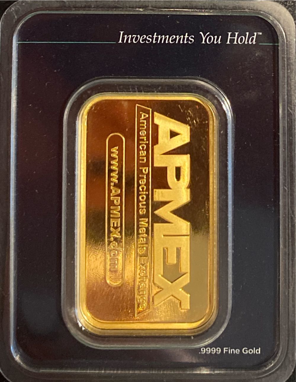 1 oz APMEX Gold Bar  coin collectible - Main Image 2