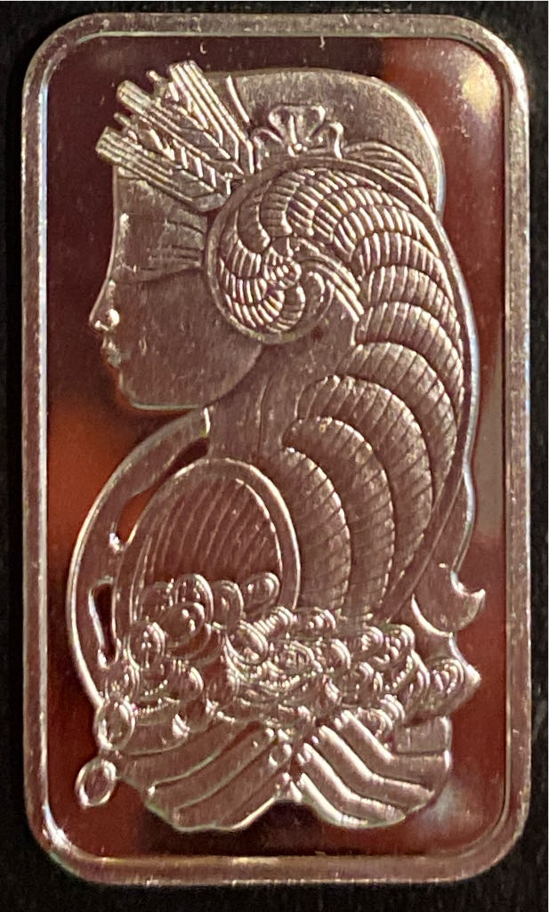 Suisse 1 oz Platinum Bar  coin collectible - Main Image 2