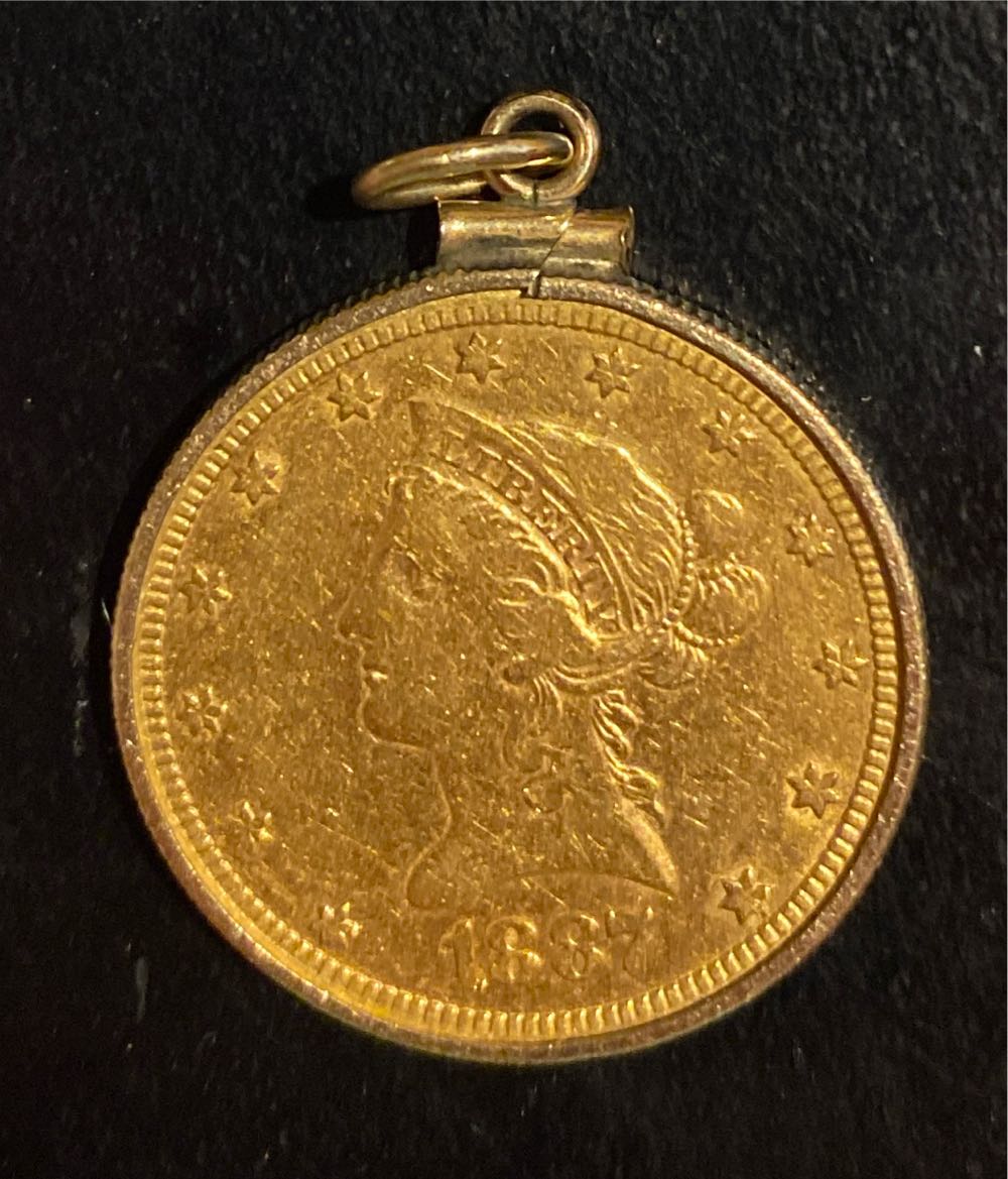United States Of America 10 D 1887  coin collectible - Main Image 3