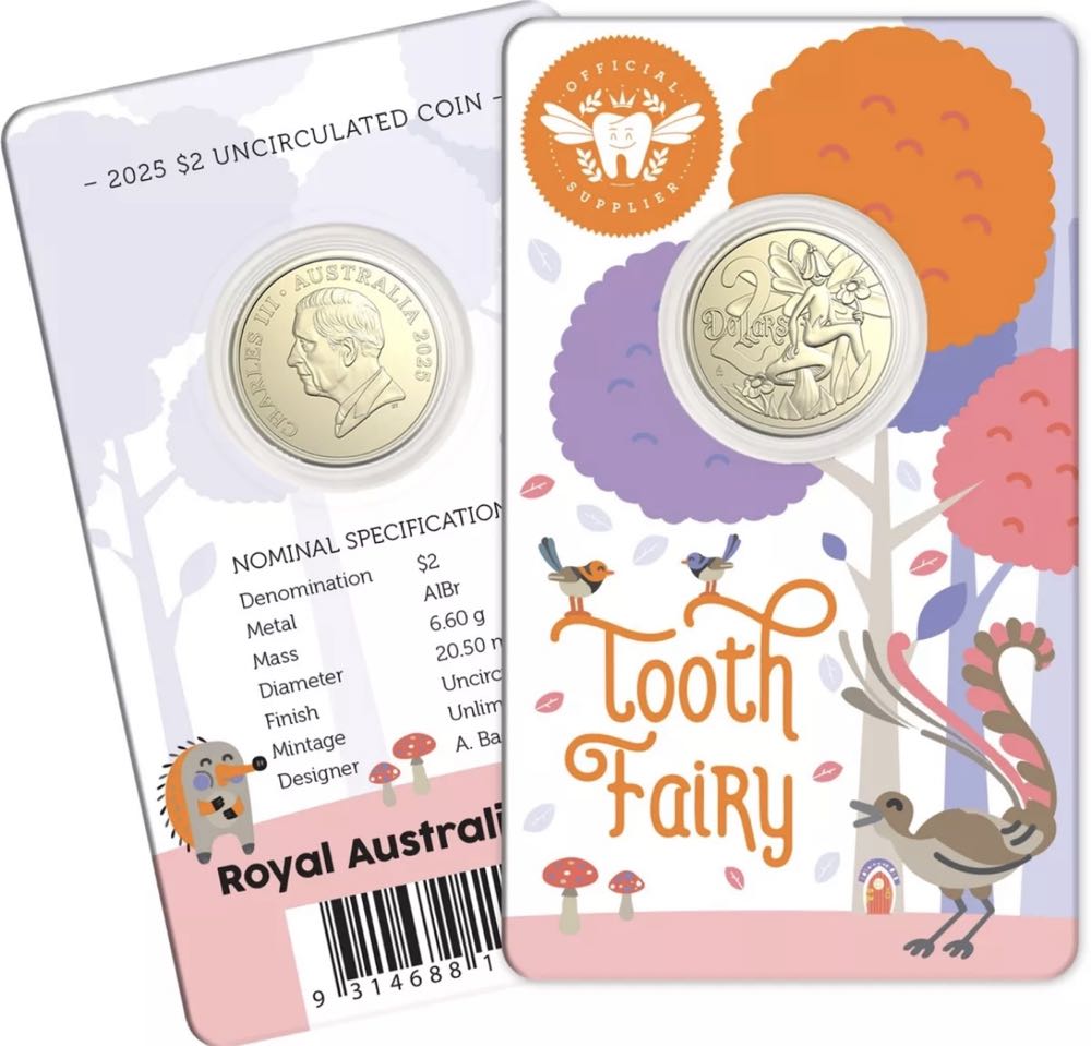2025 $2 Tooth Fairy  coin collectible - Main Image 3