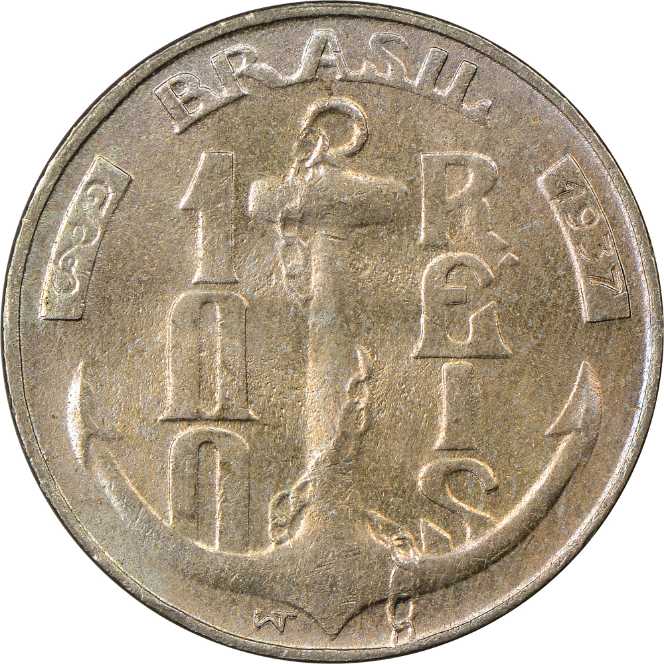 Brazil (1937) - 100 Réis [Rs] [$]  coin collectible - Main Image 1