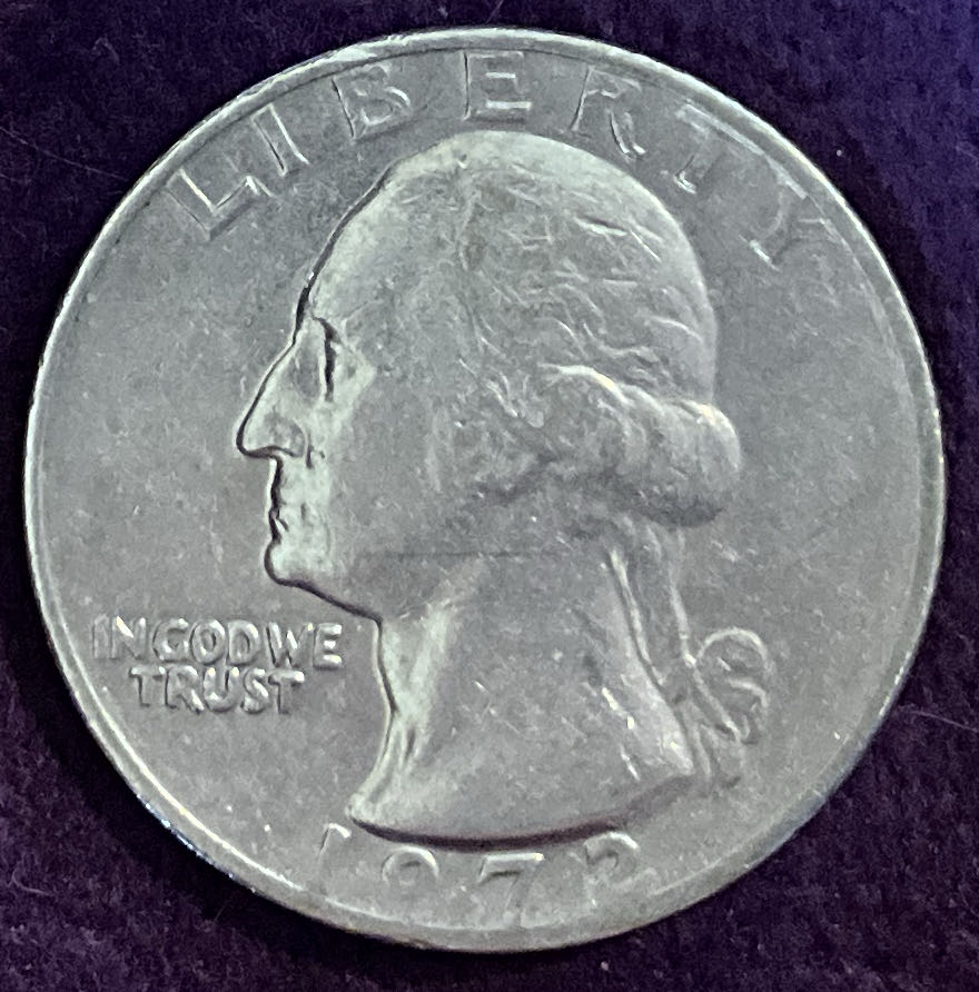 Quarter Washington 1972 1  coin collectible - Main Image 3