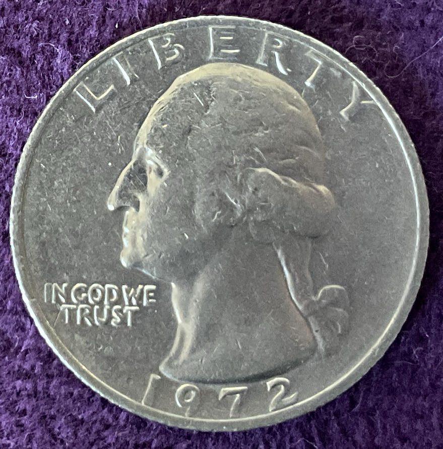 Quarter Washington 1972 4  coin collectible - Main Image 3
