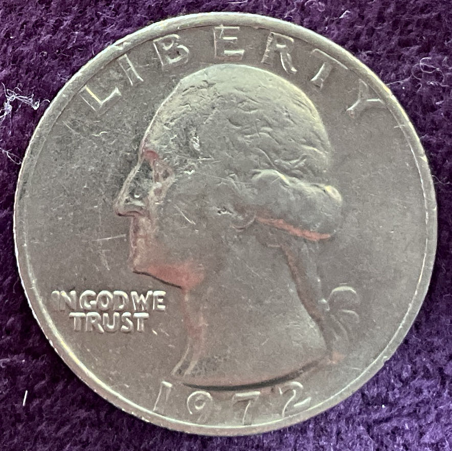 Quarter Washington 1972 5  coin collectible - Main Image 3