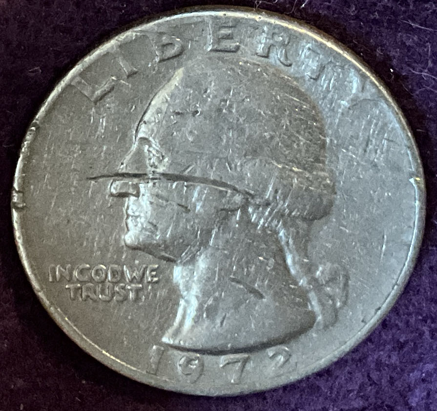 Quarter Washington 1972 9  coin collectible - Main Image 3