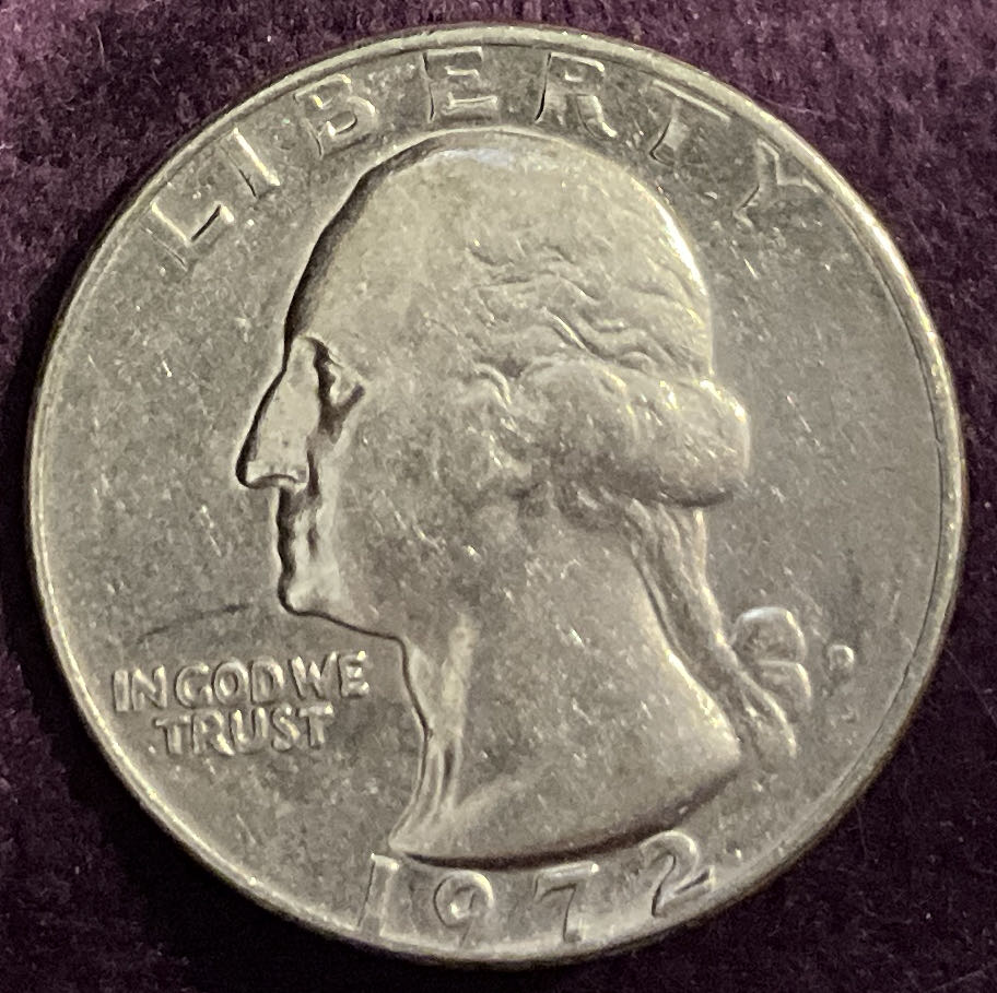 Quarter Washington 1972 D 4  coin collectible - Main Image 3