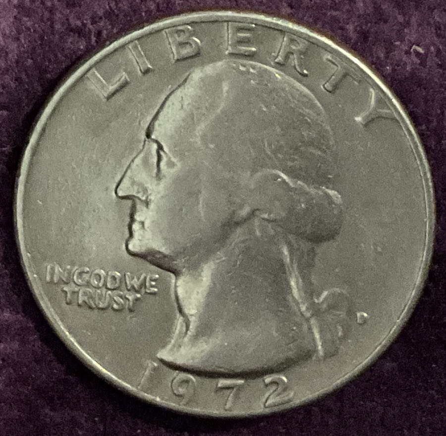 Quarter Washington 1972 D 5  coin collectible - Main Image 3