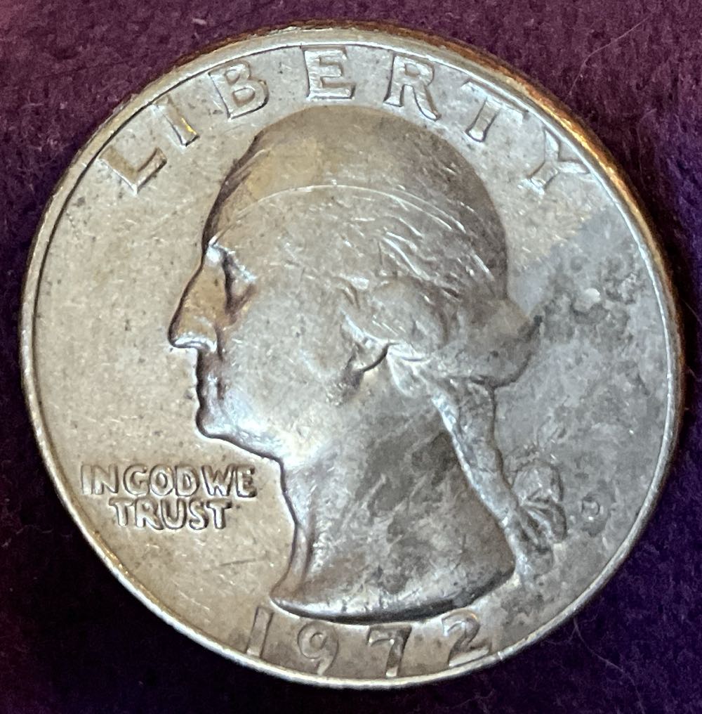 Quarter Washington 1972 D 11  coin collectible - Main Image 3