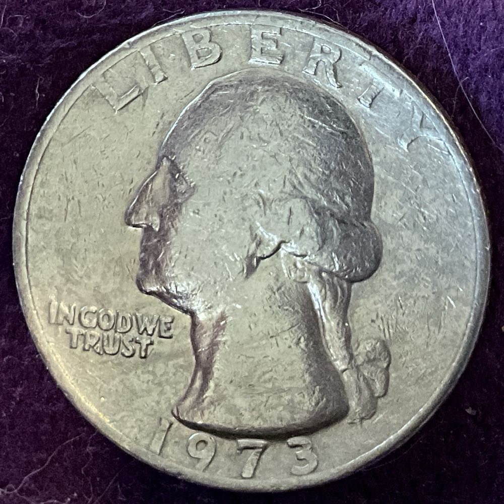 Quarter Washington 1973 2  coin collectible - Main Image 3