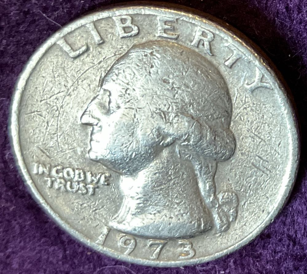 Quarter Washington 1973 4  coin collectible - Main Image 3